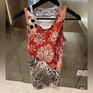 Silk Roberto cavalli tank top size small